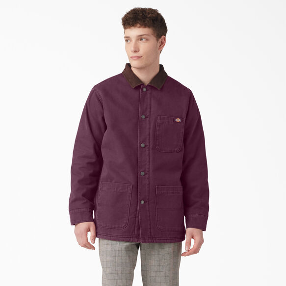 Duck Canvas Chore Coat - Stonewashed Grape Wine &#40;SRW&#41;