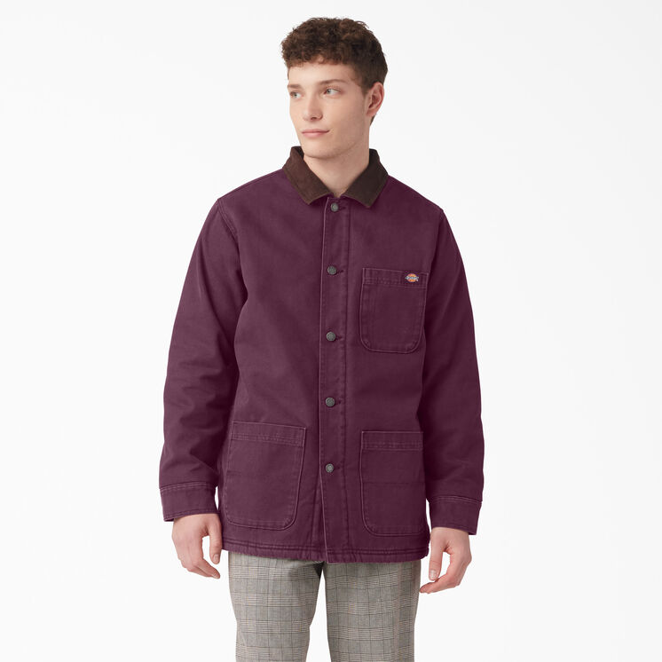 Duck Canvas Chore Coat - Stonewashed Grape Wine &#40;SRW&#41;