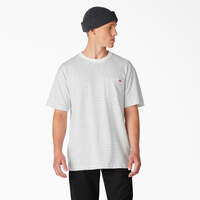 Striped Pocket T-Shirt - White Heather Stripe (HSH)