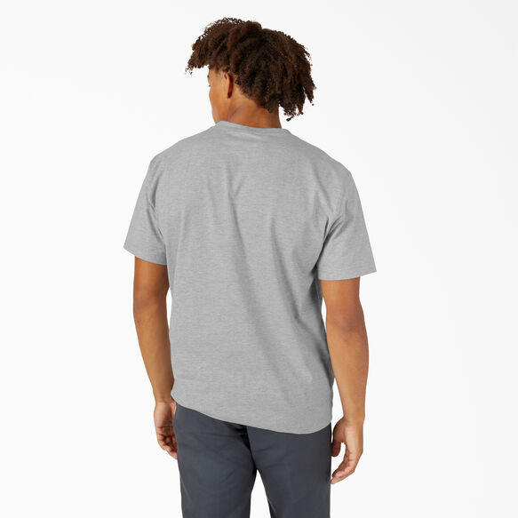 T-shirt &agrave; poche avec logo sur la poitrine - Heather Gray &#40;HG&#41;