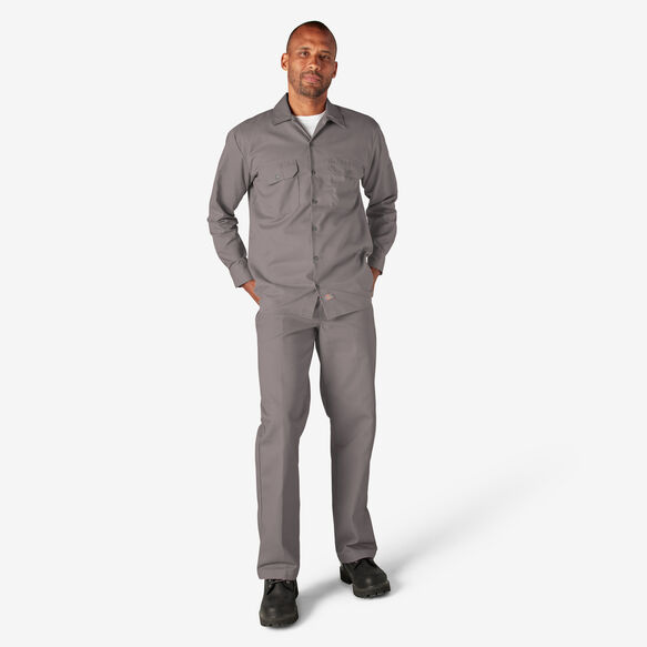Long Sleeve Work Shirt - Silver &#40;SV&#41;
