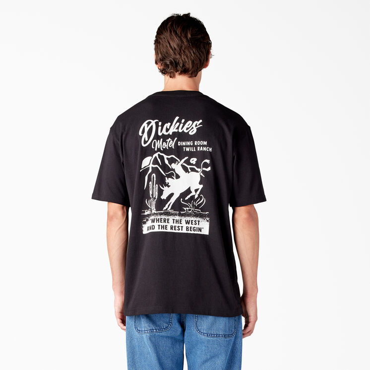 T-shirt imprim&eacute; Dighton - Black &#40;KBK&#41;