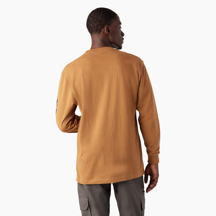 T-shirt épais à manches longues et à logo - Brown Duck (BD) numéro de l’image 2