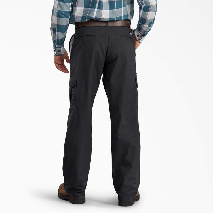 Regular Fit ToughMax Ripstop Cargo Pants - Rinsed Black (RBK) image number 2