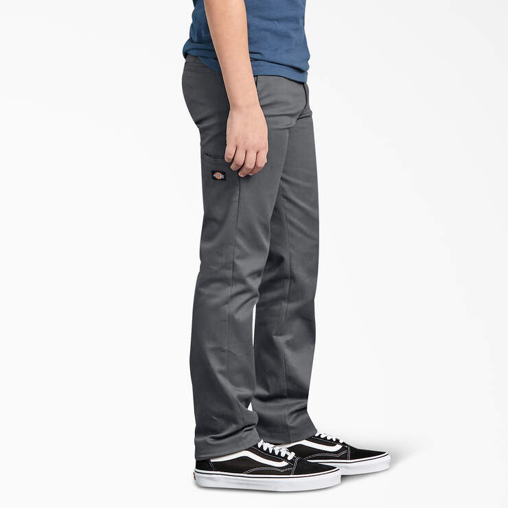 Boys' FLEX Skinny Fit Pants, 4-20 - Charcoal Gray (CH) numéro de l’image 3