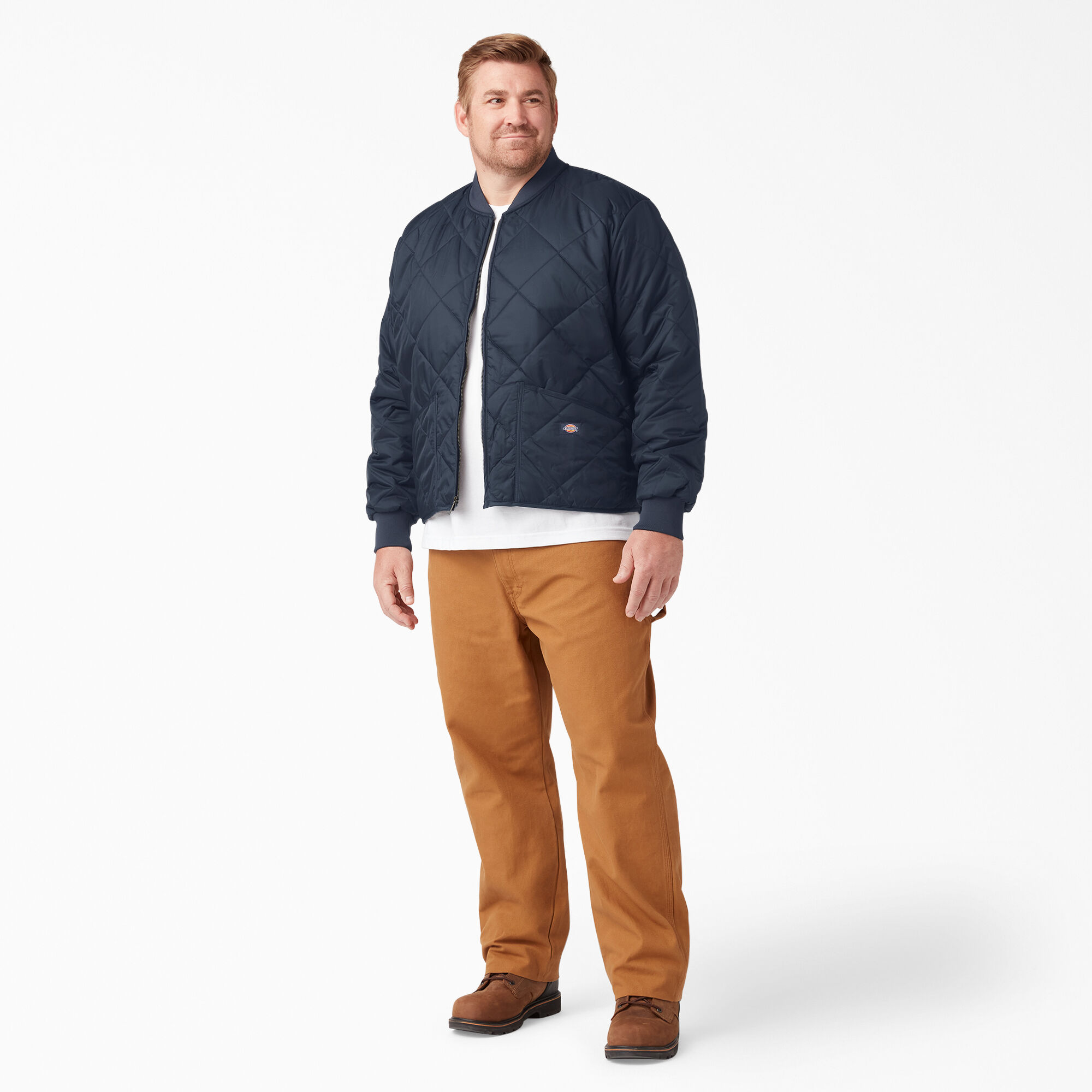 Dickies diamond quilted hot sale nylon jacket