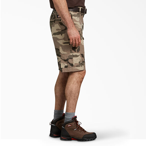 11&quot; Relaxed Fit Lightweight Ripstop Cargo Short - Pebble Brown/Black Camo &#40;SBOC&#41;