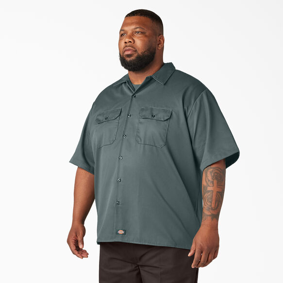 Short Sleeve Work Shirt - Lincoln Green &#40;LN&#41;