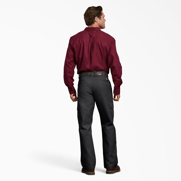 Relaxed Fit Cargo Work Pants - Black &#40;BK&#41;