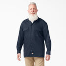 FLEX Relaxed Fit Long Sleeve Twill Work Shirt - Dark Navy &#40;DN&#41;