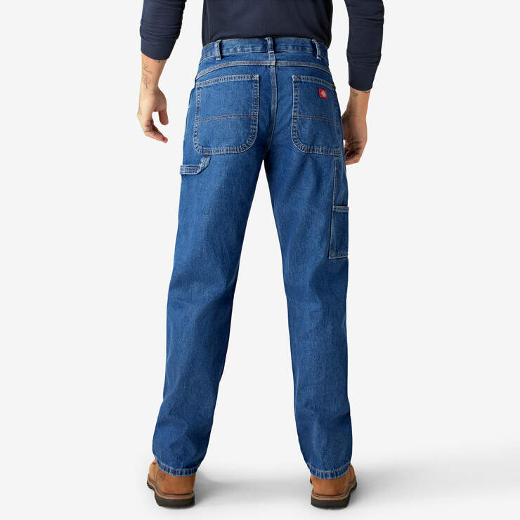 Jeans menuisier décontracté - Stonewashed Indigo Blue (SNB) numéro de l’image 2