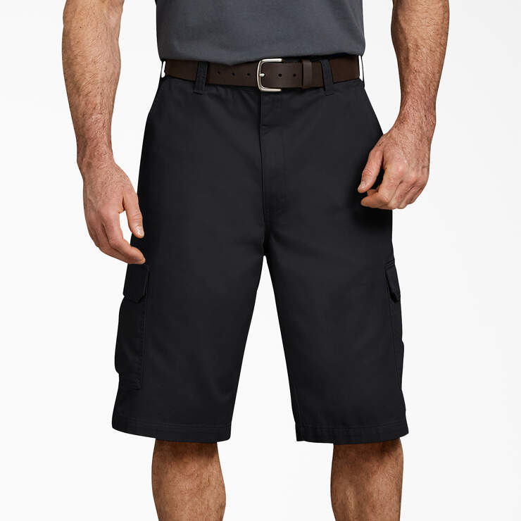 Loose Fit Work Shorts, 13" - Rinsed Black (RBK) image number 6