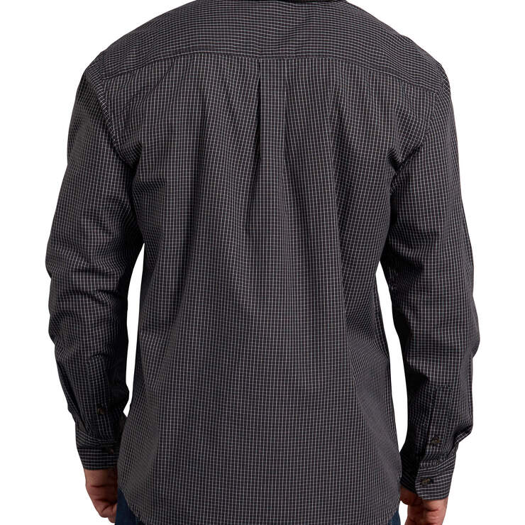 Relaxed Fit Icon Long Sleeve Rinsed Plaid Shirt - Small Black Check (RWBM) image number 2