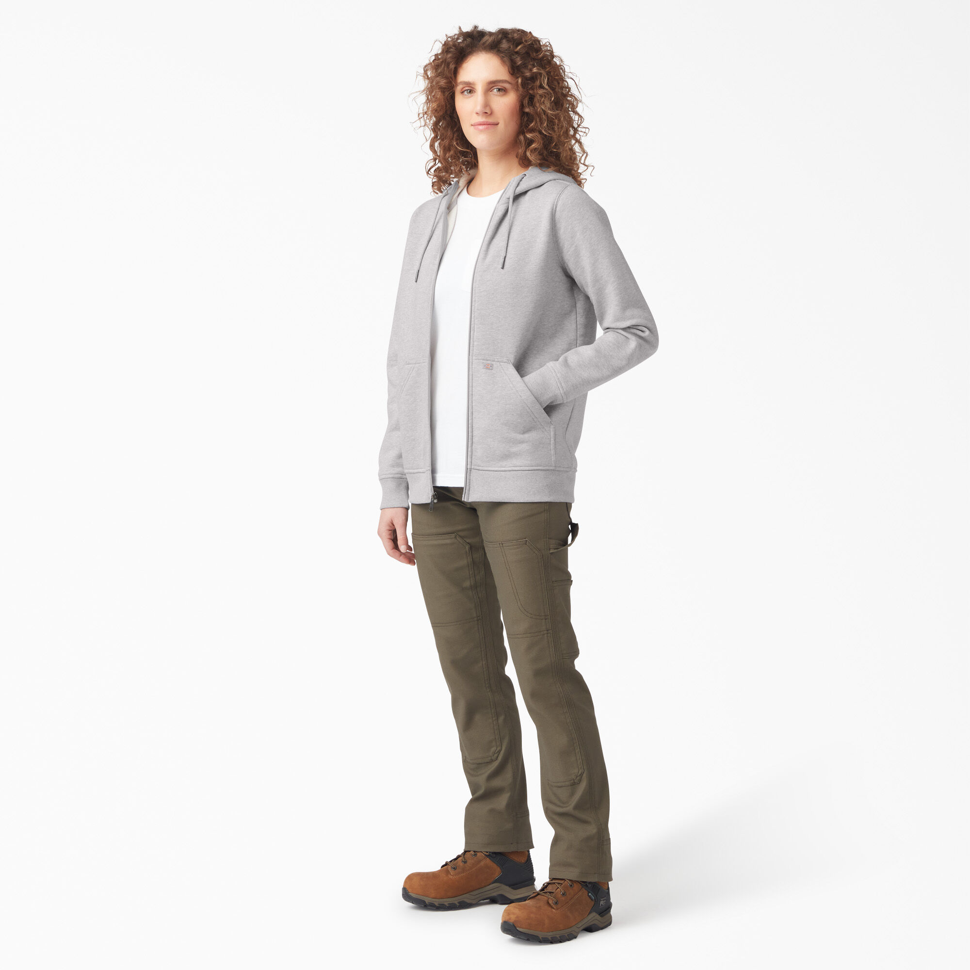 Women s Heavyweight Full Zip Fleece Hoodie Dickies Canada