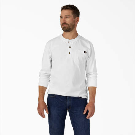 Heavyweight Long Sleeve Henley T-Shirt