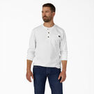 Haut henley &eacute;pais &agrave; manches longues - White &#40;WH&#41;