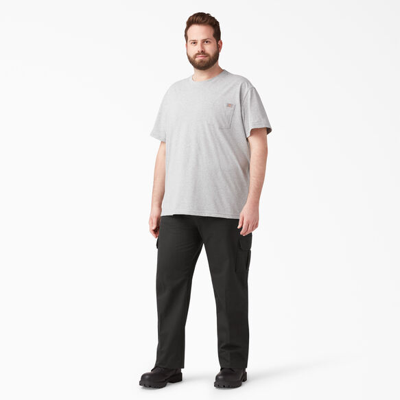 Pantalon cargo standard &agrave; jambe droite - Black &#40;BK&#41;