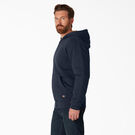 High Pile Fleece Lined Full Zip Hoodie - Dark Navy &#40;DN&#41;