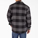 Veste-chemise en flanelle avec doublure en molleton &agrave; poil long et technologie Hydroshield - Black Dark Slate Buffalo Plaid &#40;TP1&#41;