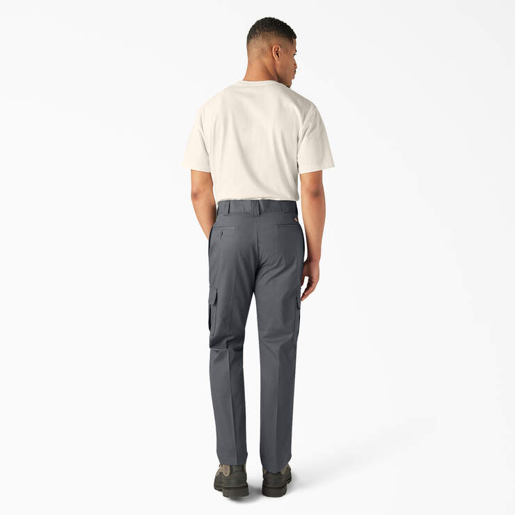 FLEX Regular Fit Cargo Pants - Charcoal Gray (CH) image number 6