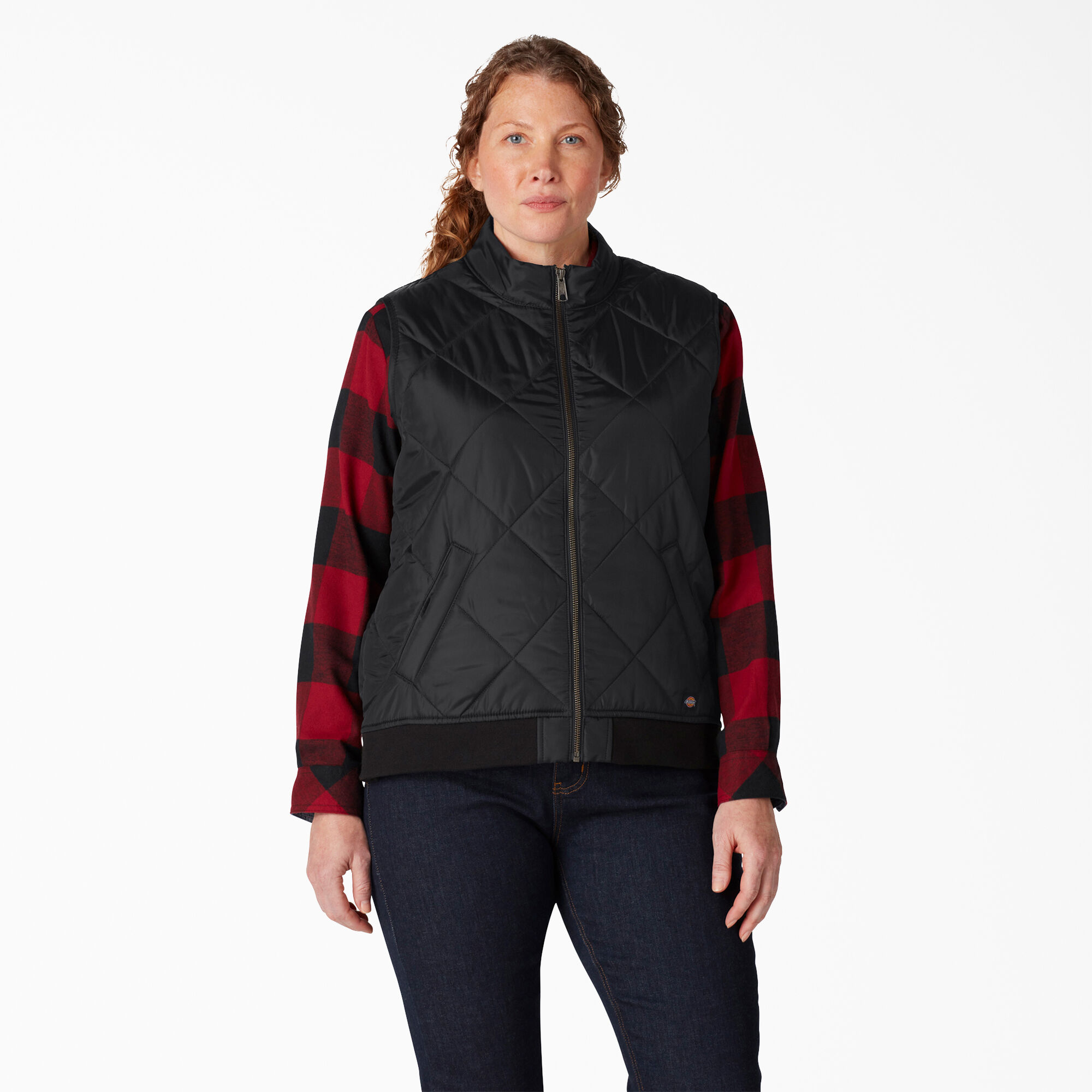 Veste piquee sans manches taille plus pour femmes Dickies Canada