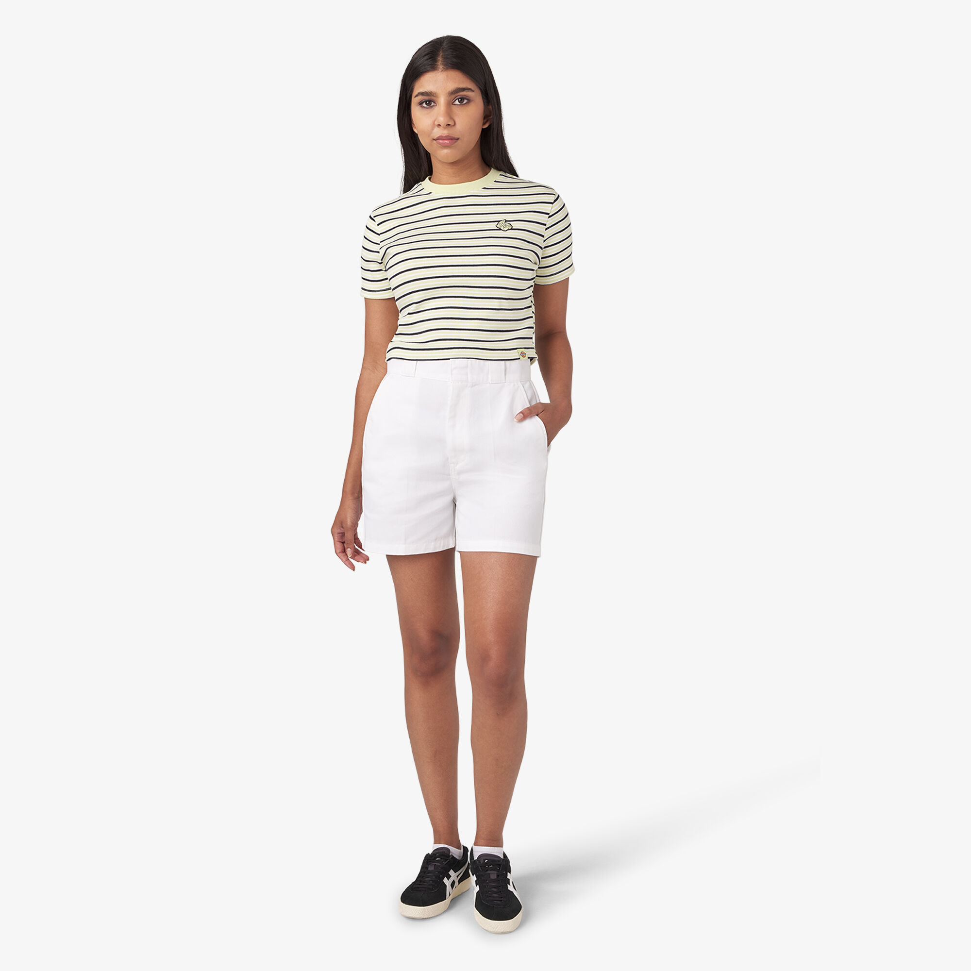 売れ筋商品|||ディッキーズ カットソー トップス レディース Altona Stripe T-Shirt - Women's Cornet Gargen Baby Stripe Dickies Women's Altona Stripe T-Shirt - cornet garden baby