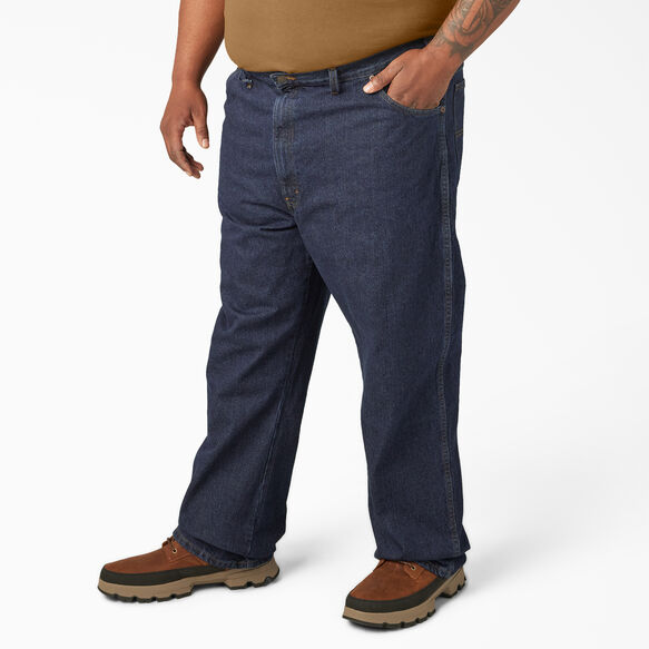 Regular Fit Jeans - Rinsed Indigo Blue &#40;RNB&#41;