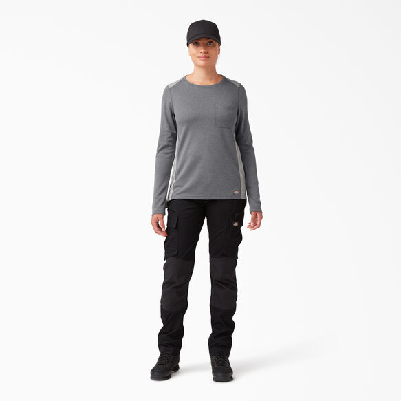 T-shirt &agrave; manches longues Temp-iQ&reg;&nbsp;365 pour femmes - Dark Gray Heather &#40;GHF&#41;