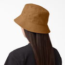 Script Logo Canvas Bucket Hat - Brown Duck &#40;BD&#41;