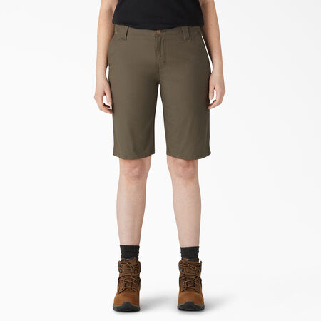 Short menuisier en coutil pour femmes - Rinsed Moss Green &#40;RMS&#41;