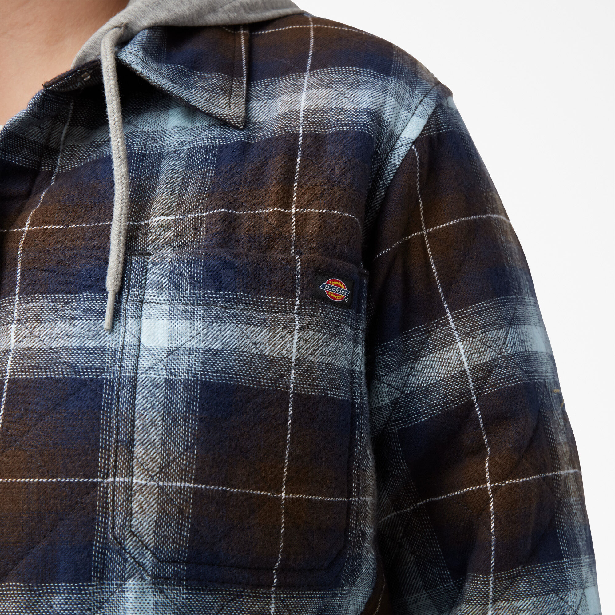 Women s Plus Flannel Hooded Shirt Jacket Womens Shirt Jackets