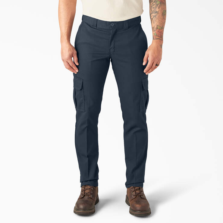 Slim Fit Cargo Pants - Dark Navy (DN) image number 1