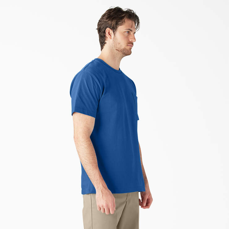 T-shirt épais à manches courtes et à poche - Royal Blue (RB) numéro de l’image 4