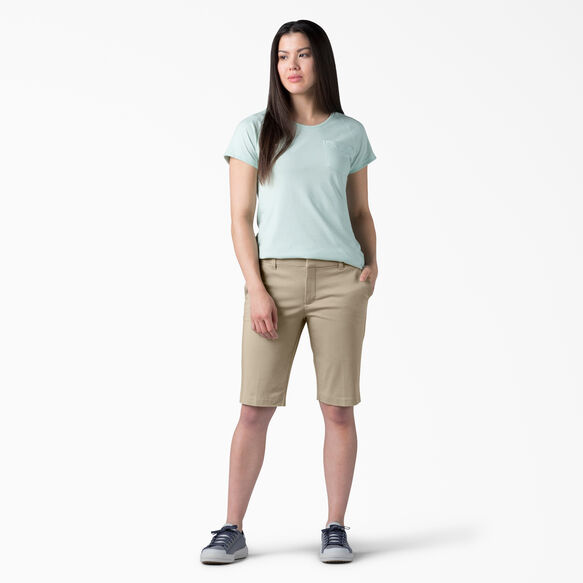 Bermuda Forme parfaite pour femmes, 28&nbsp;cm &#40;11&nbsp;po&#41; - Rinsed Oxford Stone &#40;RDG2&#41;