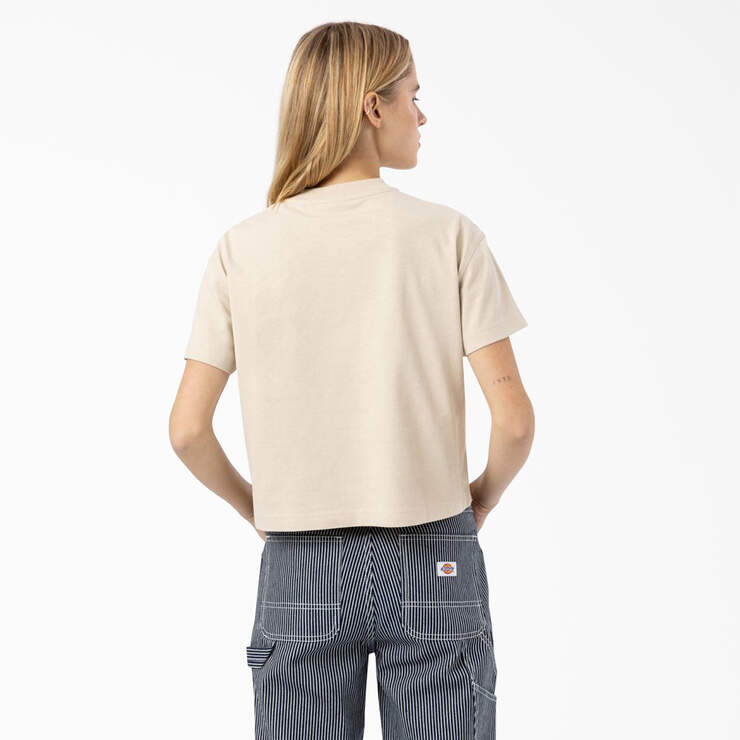 Women's Loretto Cropped T-Shirt - Tan (FTN) image number 2