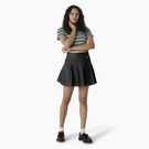 Jupe pliss&eacute;e en serg&eacute; pour femmes - Black &#40;BKX&#41;