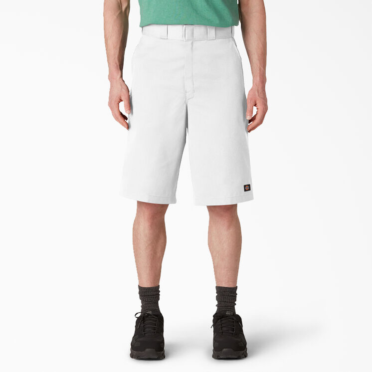 Short de travail ample sans pli, 13&nbsp;po - White &#40;WH&#41;