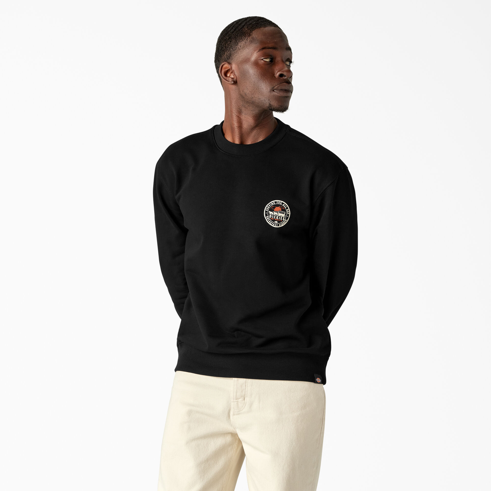 Black graphic jumper deals