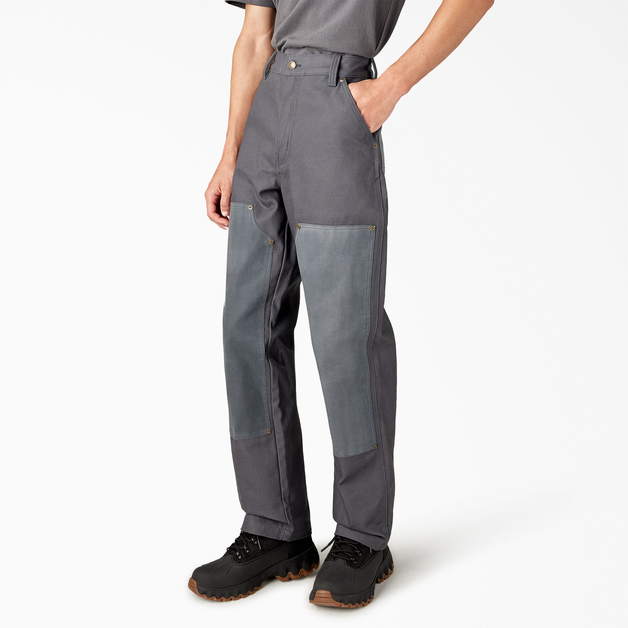 Pantalon a genoux renforces Lucas en toile ciree Dickies Canada