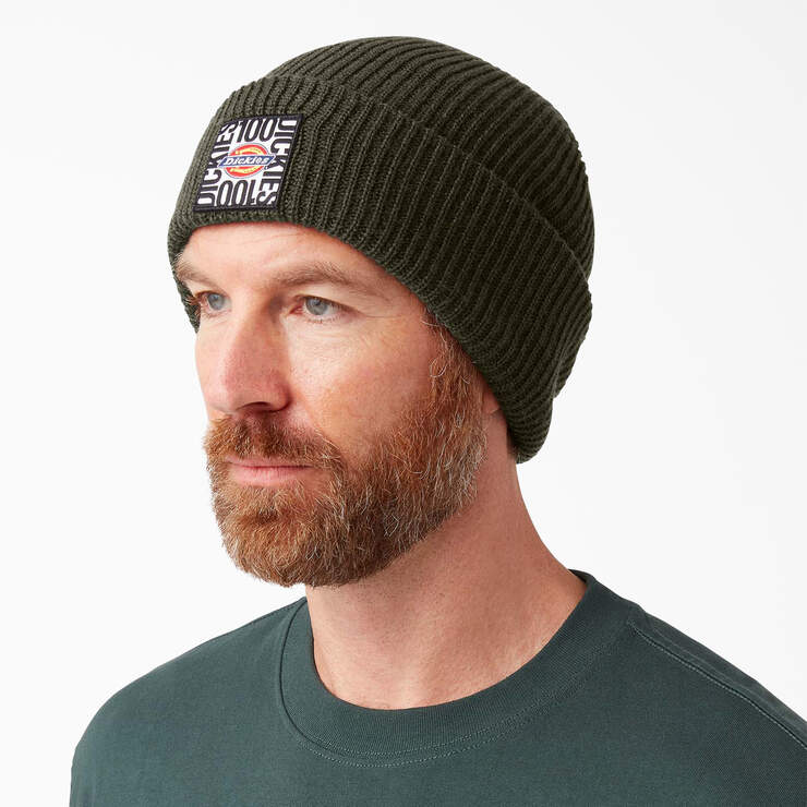 100th Anniversary Beanie - Moss Green (MS) image number 1
