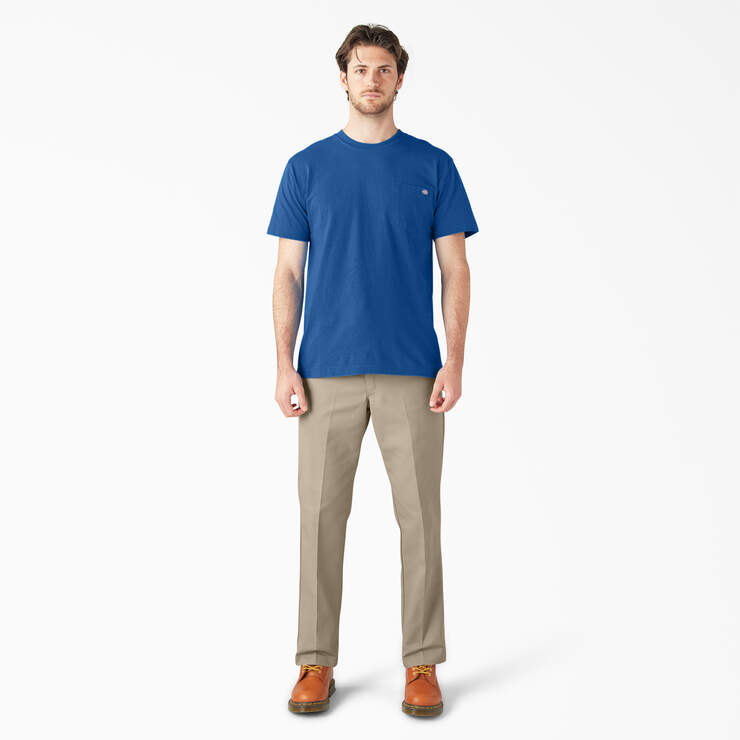 T-shirt épais à manches courtes et à poche - Royal Blue (RB) numéro de l’image 9