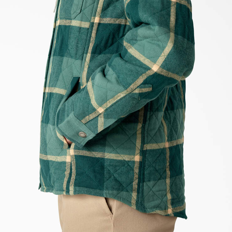 Veste-chemise à capuchon en flanelle pour femmes - Mallard Campside Plaid (A2V) numéro de l’image 6