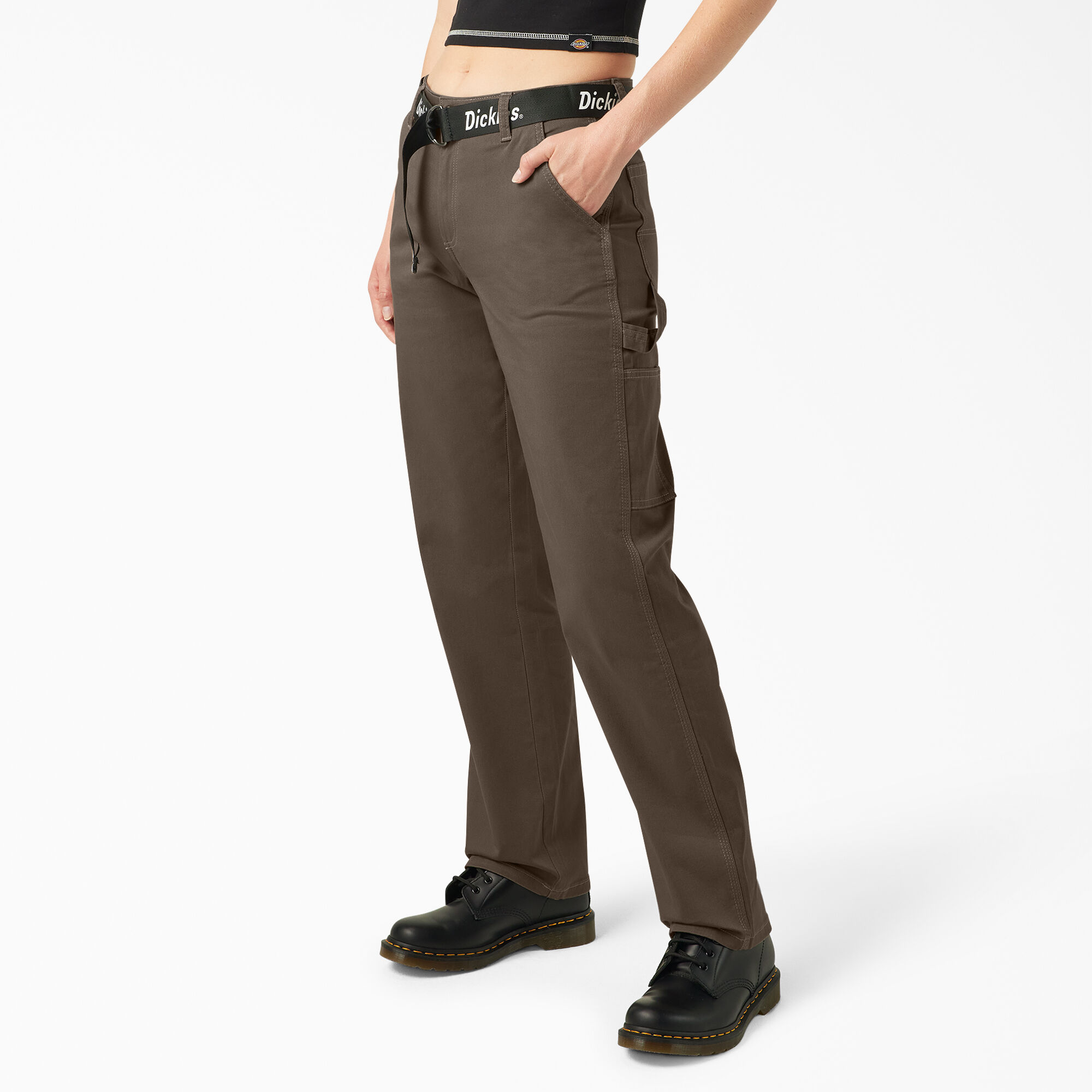 Pantalon menuisier de coupe decontractee pour femmes Dickies Canada