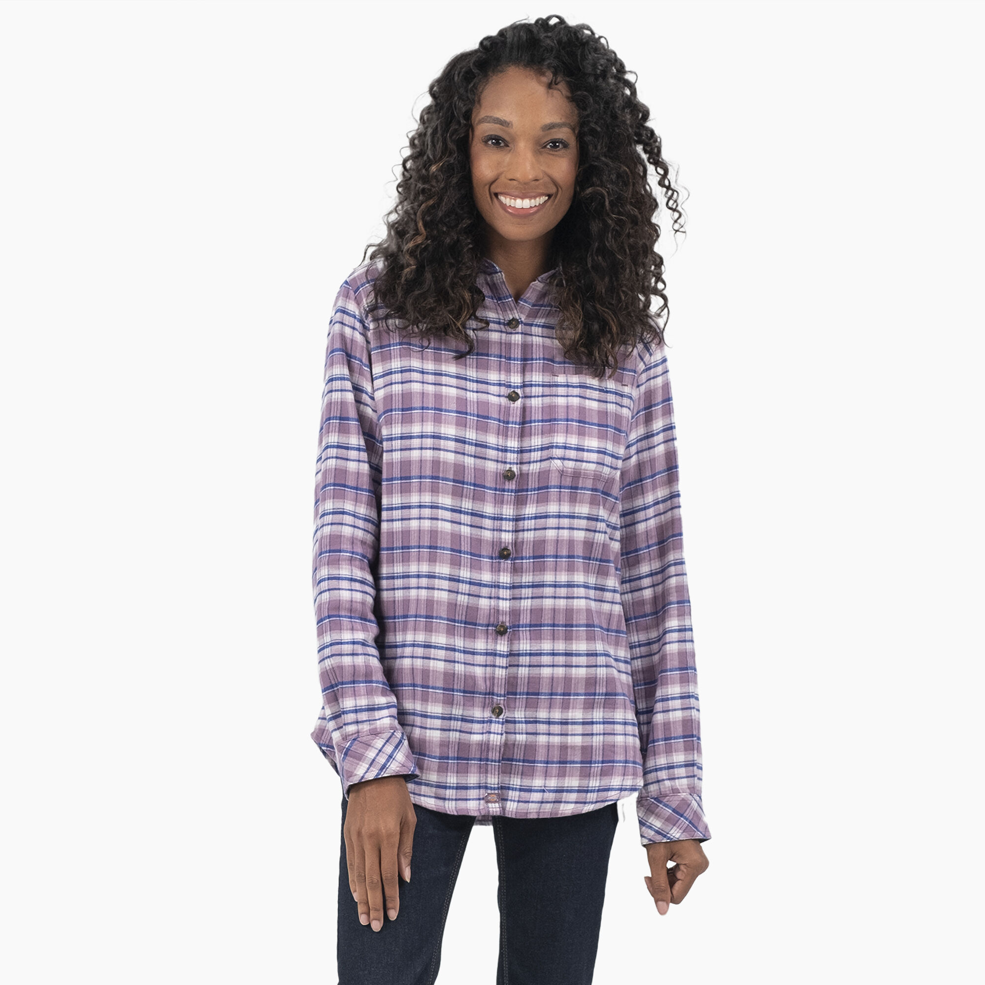 Flannel best sale sweatshirt womens