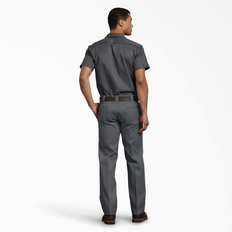 Men's 873 FLEX Slim Fit Work Pants - Charcoal Gray (CH) image number 4