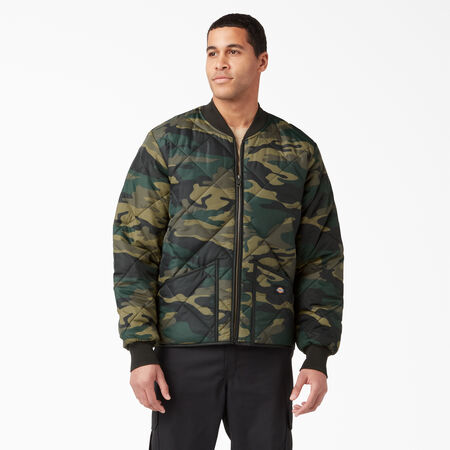 Camo Diamond Quilted Jacket - Hunter Green Camo &#40;HRC&#41;