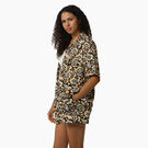 Chemise &agrave; manches courtes pour femmes Roseburg - Brown Floral Print &#40;BG2&#41;