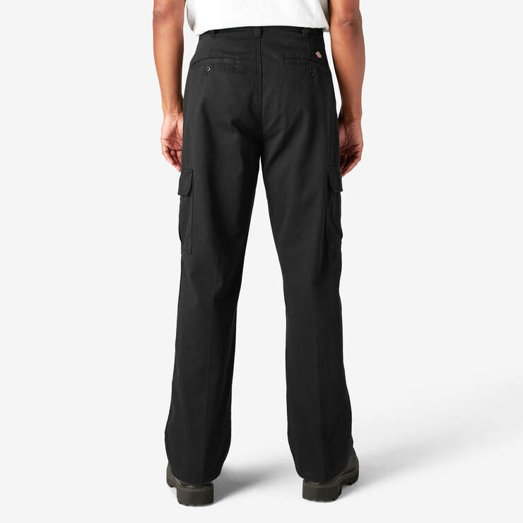 Pantalon cargo ample à jambe droite - Rinsed Black (RBK) numéro de l’image 2