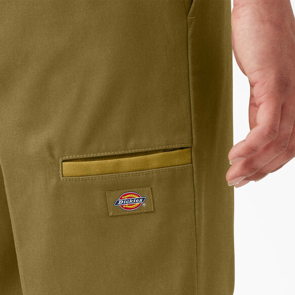 Pantalon contrastant &agrave; genoux renforc&eacute;s - Military/Moss Green Colorblock &#40;CBM&#41;