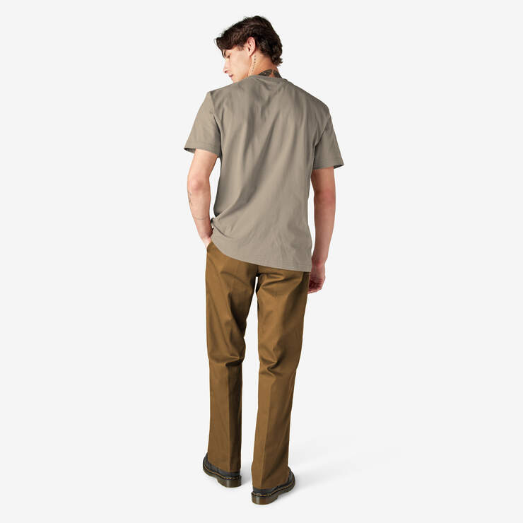 Heavyweight Short Sleeve Pocket T-Shirt - Desert Sand (DS) image number 8